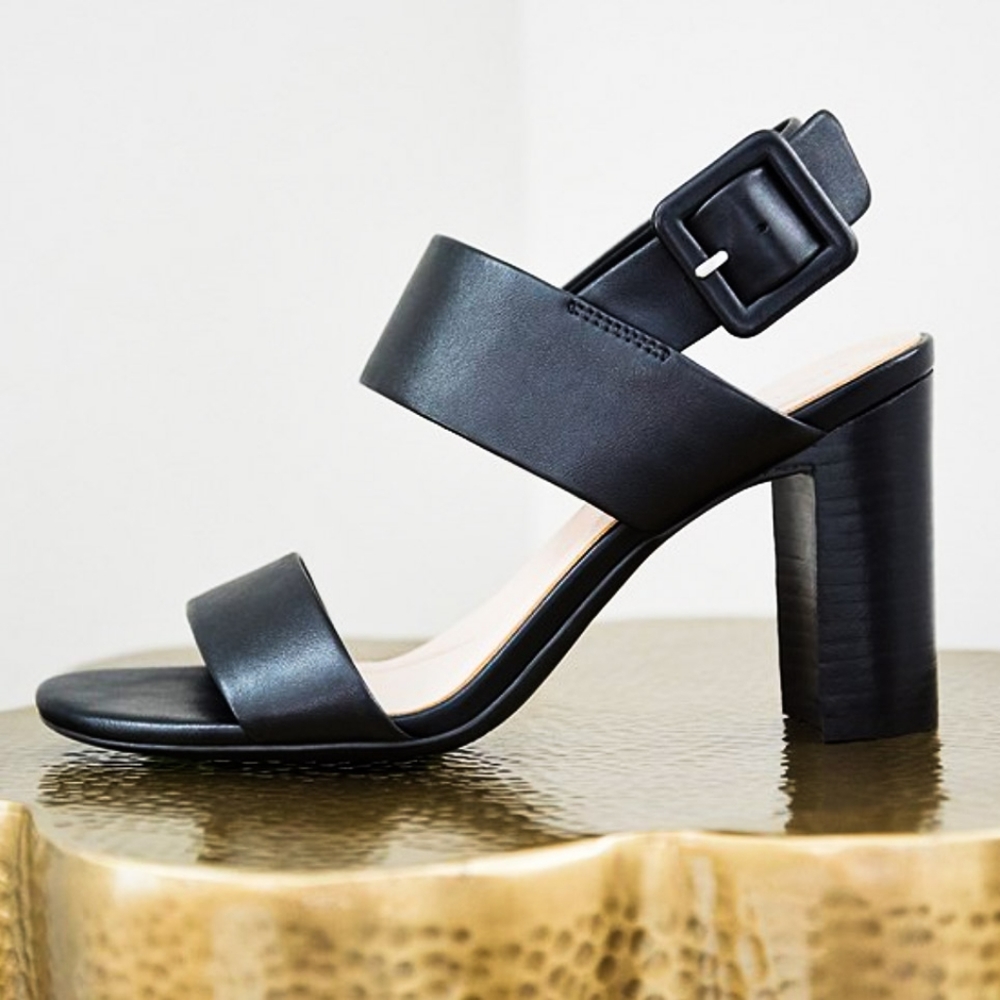 Preston & York Genuine Leather Mustard Heels - Picture 6 of 8